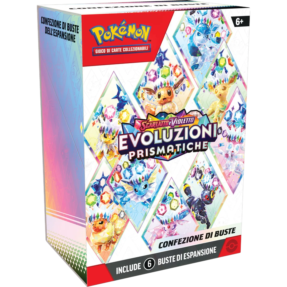 Pokémon Evoluzioni Prismatiche Bundle 6 Buste