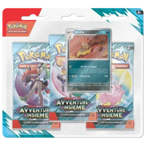 Pokémon Avventure Insieme Blister 3 Buste