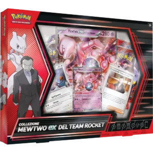 Pokémon Rivali Predestinati Collezione Mewtwo-ex del Team Rocket
