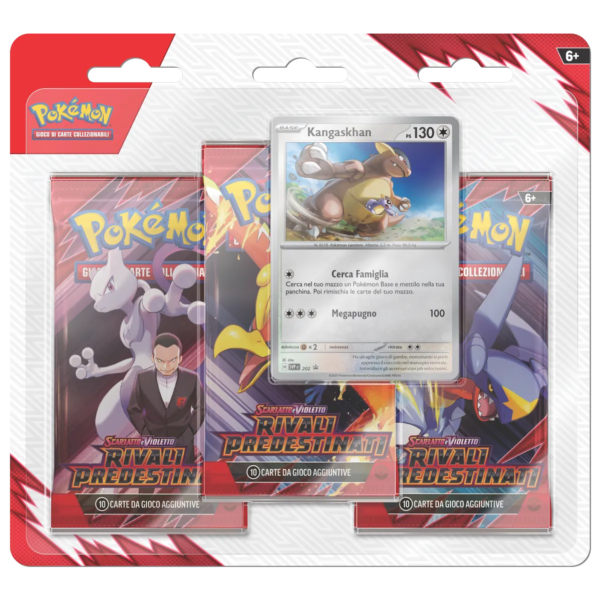 Pokémon Rivali Predestinati Blister 3 Buste