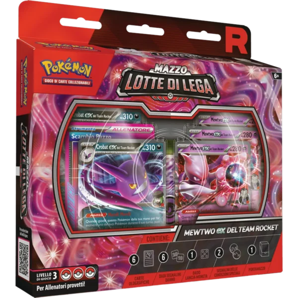 Pokémon Rivali Predestinati Mazzo Lotte di Lega Mewtwo-ex del Team Rocket