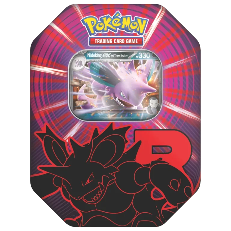 Pokémon Rivali Predestinati Tin da Collezione Team Rocket Nidoking
