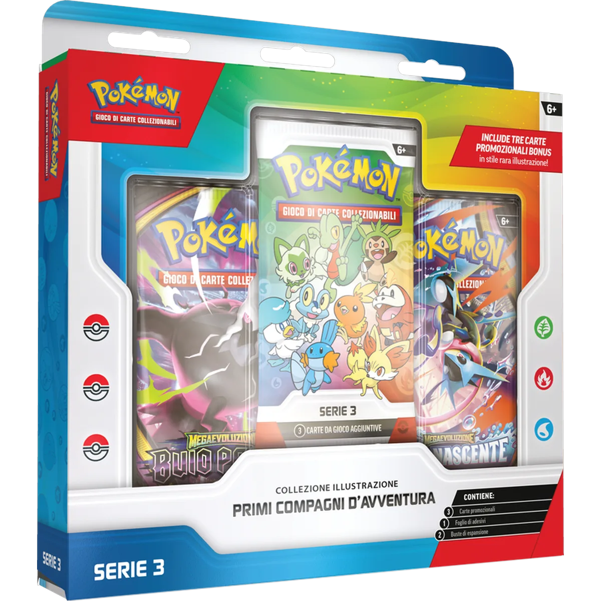 Pokémon Primi Compagni d'Avventura Serie 3 Pokémon GCC italiano