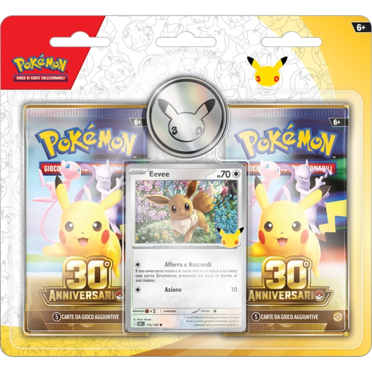 Pokémon 30° Anniversario Blister 2 Buste