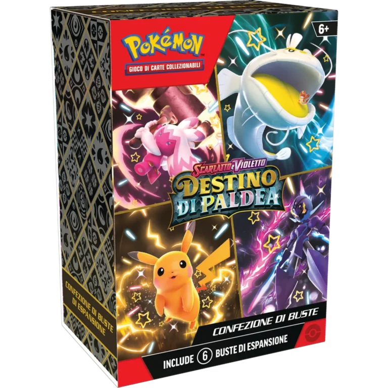 Bundle 6 Buste Destino di Paldea – Carte Pokémon Levante Bari