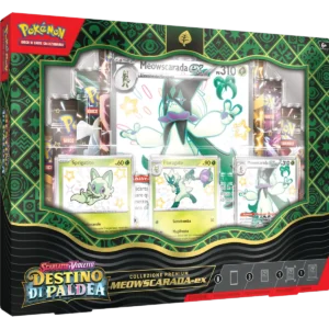 Collezione Premium Destino di Paldea Meowscarada-ex – Carte Pokémon Levante Bari
