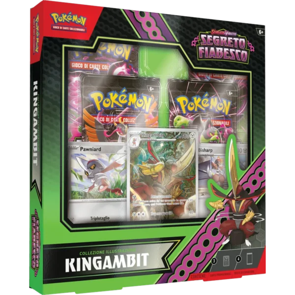 Pokémon Segreto Fiabesco Collezione Illustrazione Kingambit