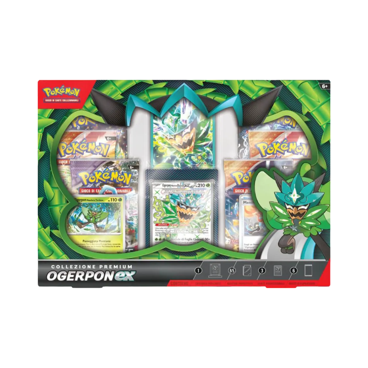 Pokémon Crepuscolo Mascherato Collezione Premium Ogerpon-ex
