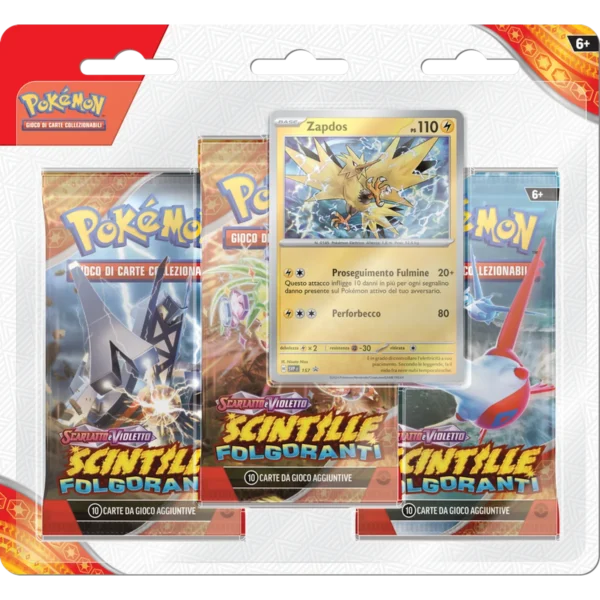 Blister Scintille Folgoranti promo Zapdos