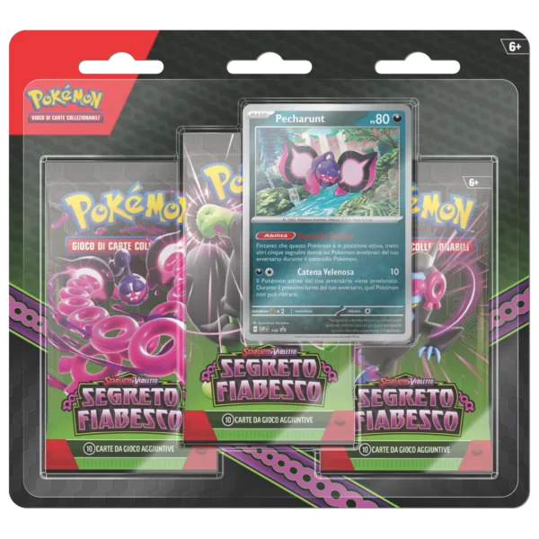 Pokémon Segreto Fiabesco Blister 3 Buste