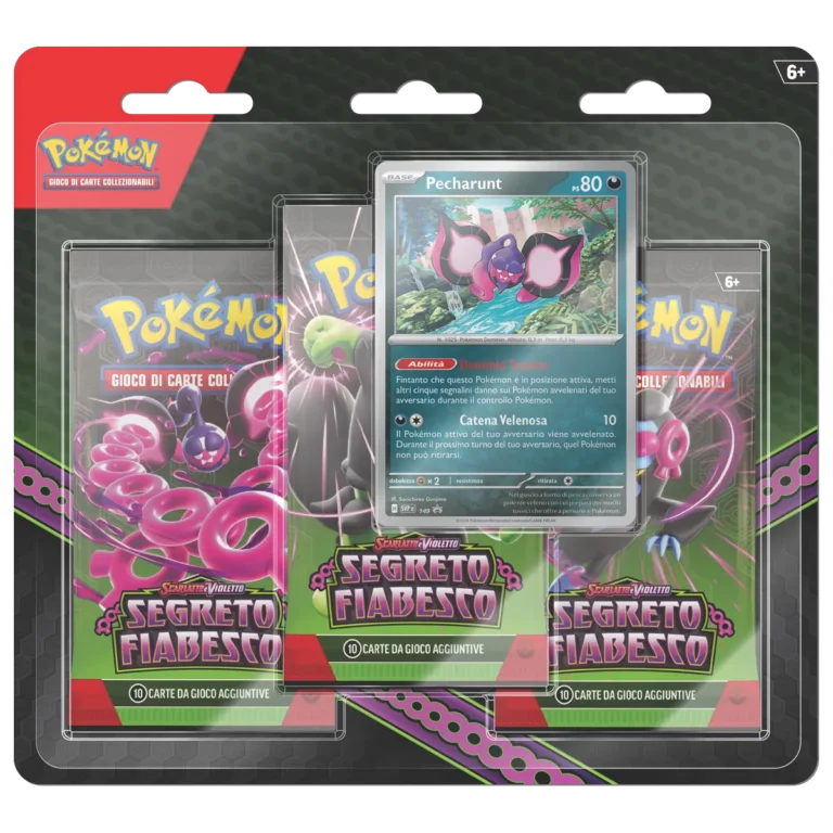 Pokémon Segreto Fiabesco Blister 3 Buste
