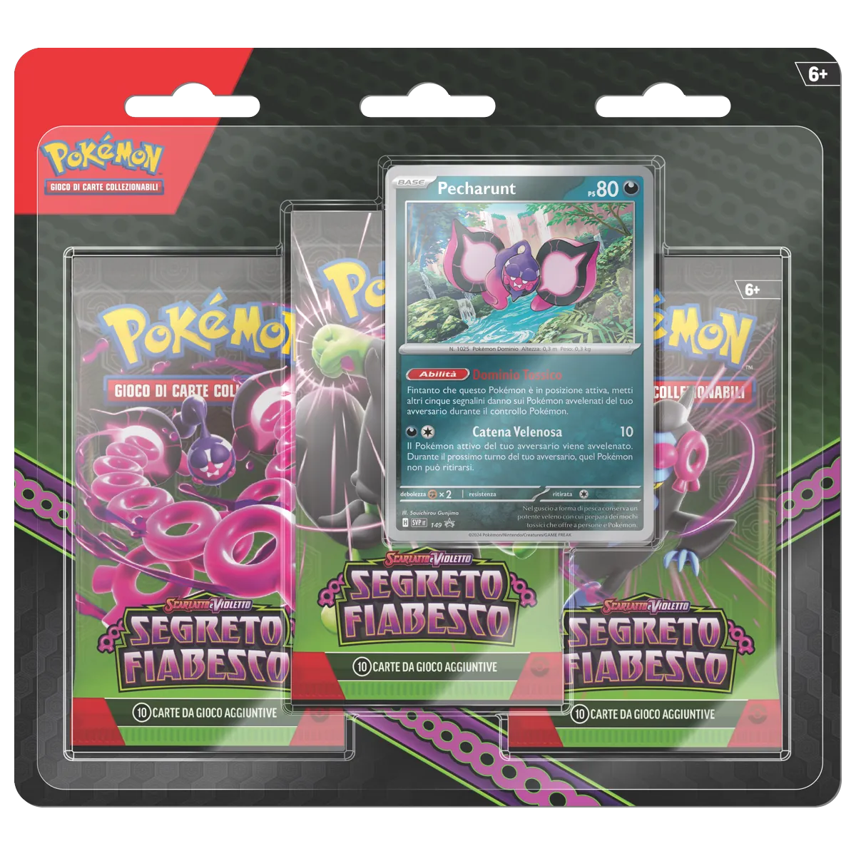 Pokémon Segreto Fiabesco Blister 3 Buste