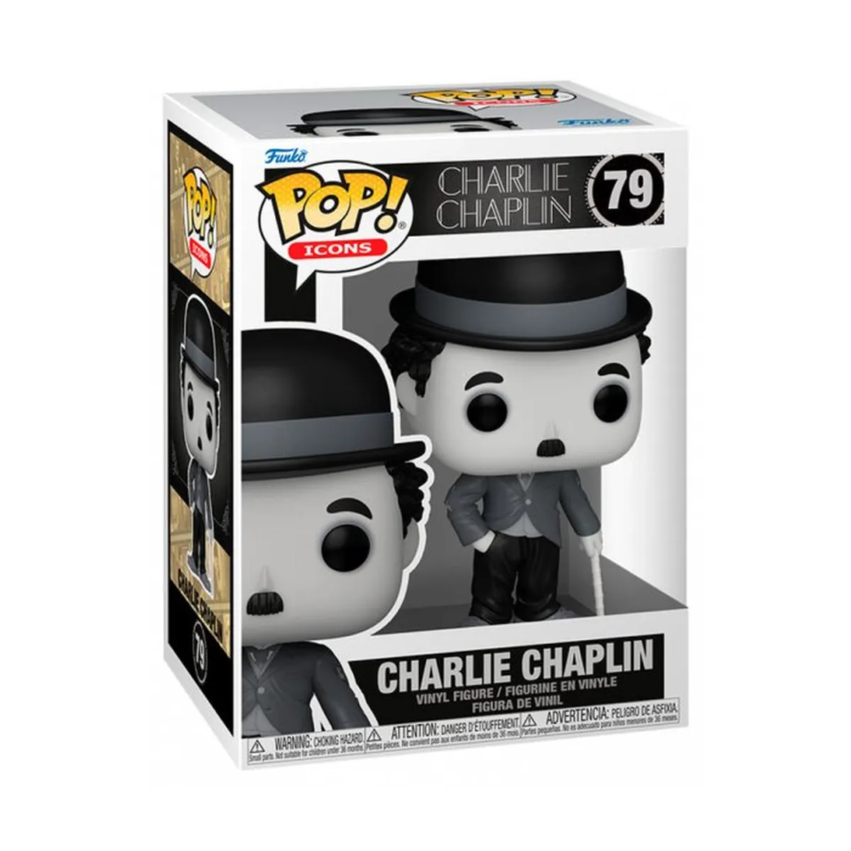 Funko POP! Icons Charlie Chaplin n. 79
