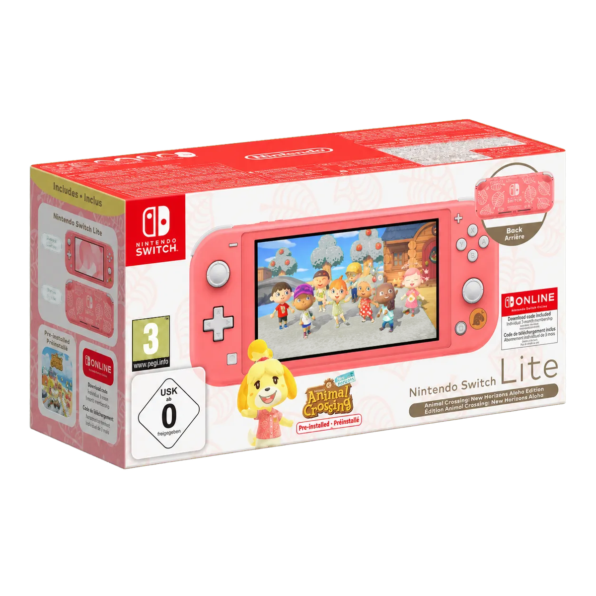 Nintendo Switch Lite Aloha Isabelle Animal Crossing New Horizons