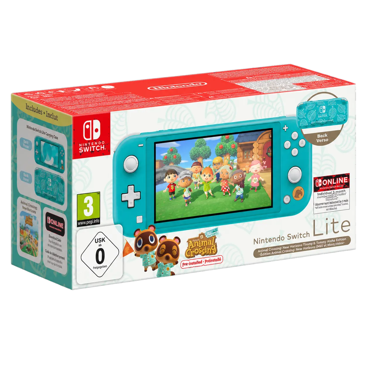 Nintendo Switch Lite Aloha Tommy Animal Crossing New Horizons