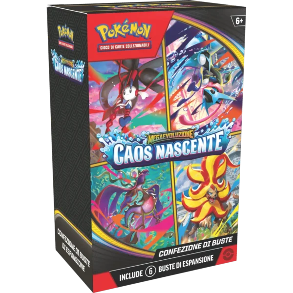 Bundle Caos Nascente 6 buste – Carte Pokémon Levante Bari