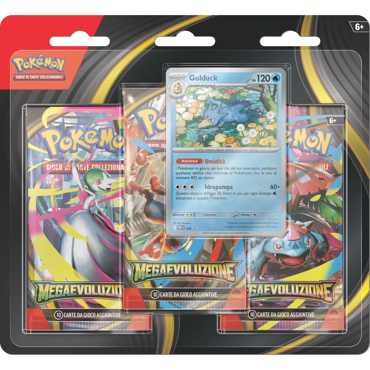 Megaevoluzione – Blister da 3 buste – Carte Pokémon Levante Bari