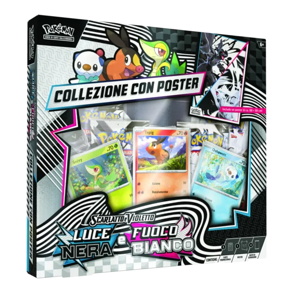 Pokémon Luce Nera e Fuoco Bianco – Collezione con Poster Unima GCC Pokémon italiano
