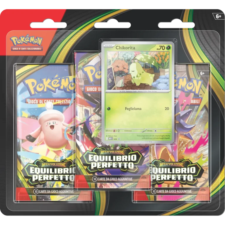 Blister Equilibrio Perfetto 3 buste – Carte Pokémon Levante Bari