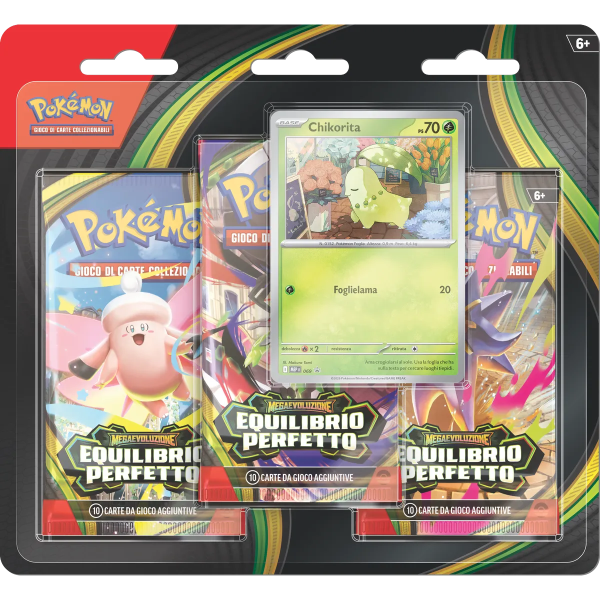 Blister Equilibrio Perfetto 3 buste – Carte Pokémon Levante Bari
