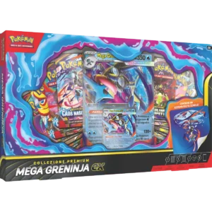 Collezione Premium Mega Greninja-ex – Carte Pokémon Levante Bari