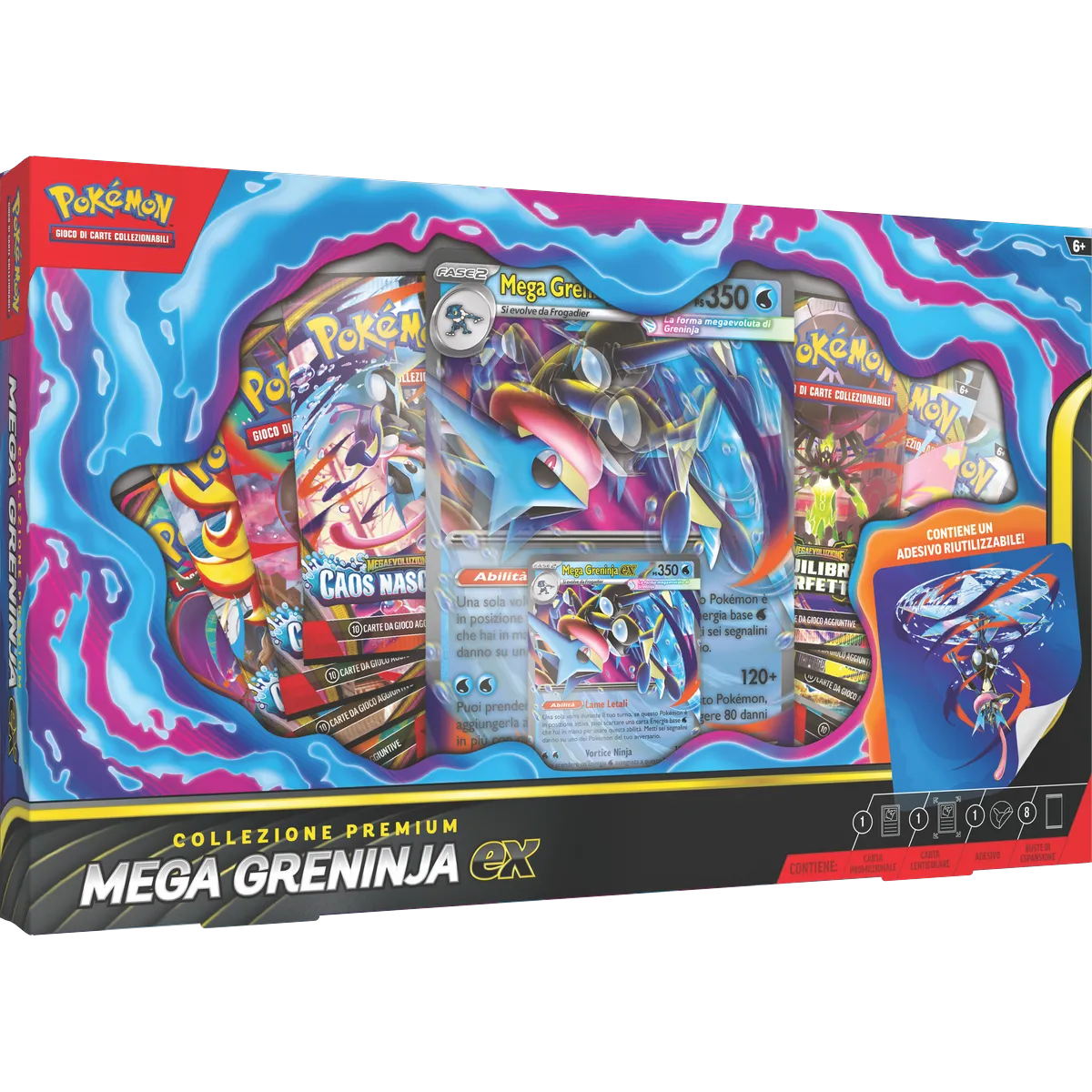 Collezione Premium Mega Greninja-ex – Carte Pokémon Levante Bari