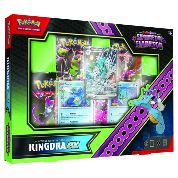 Collezione Illustrazione Speciale Kingdra-ex Segreto Fiabesco – Carte Pokémon Levante Bari