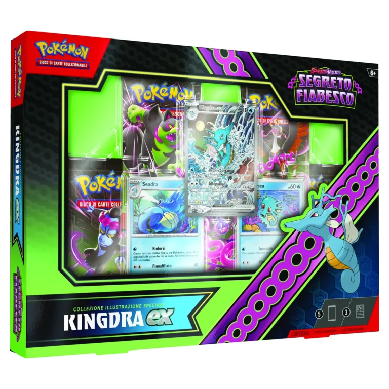 Collezione Illustrazione Speciale Kingdra-ex Segreto Fiabesco – Carte Pokémon Levante Bari