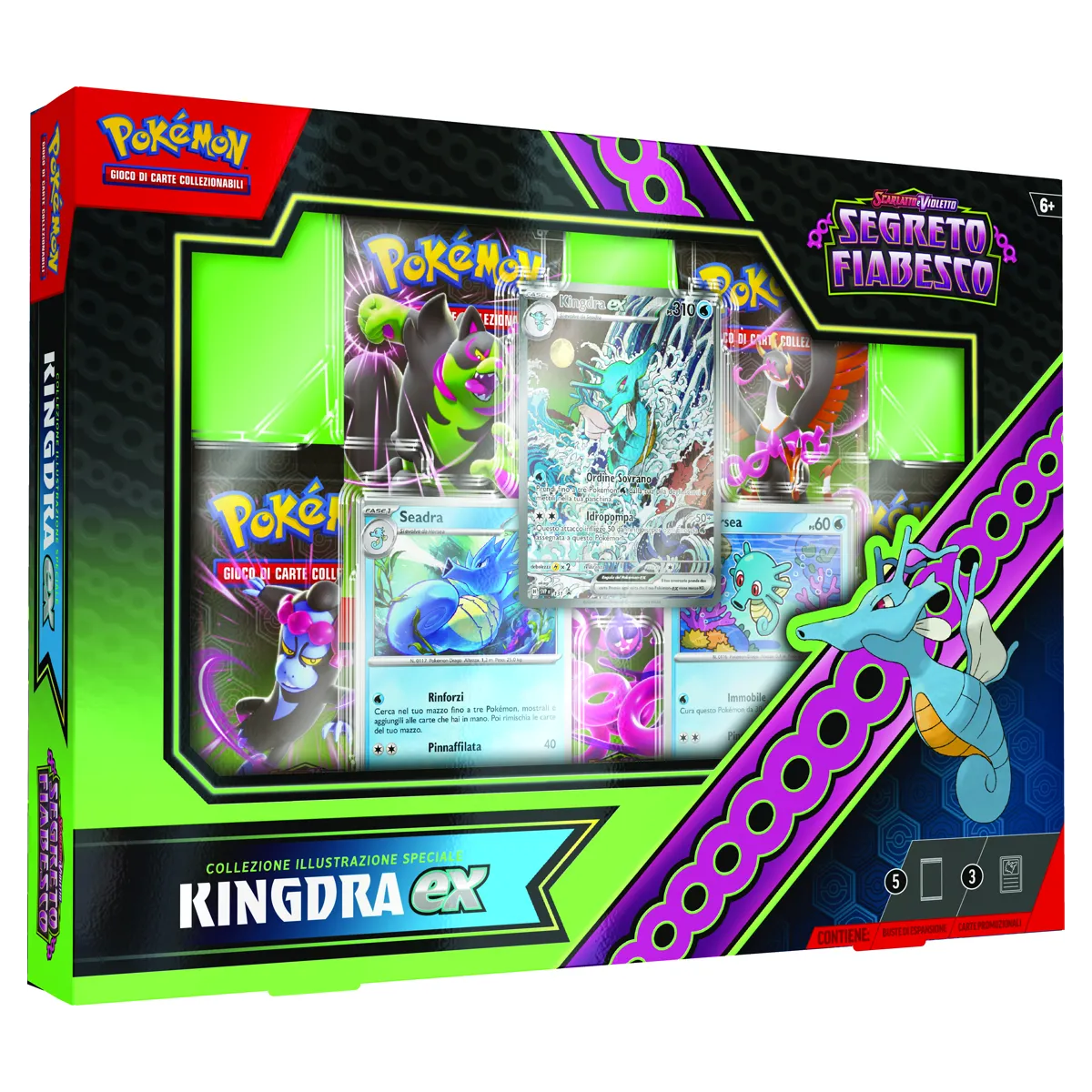 Collezione Illustrazione Speciale Kingdra-ex Segreto Fiabesco – Carte Pokémon Levante Bari
