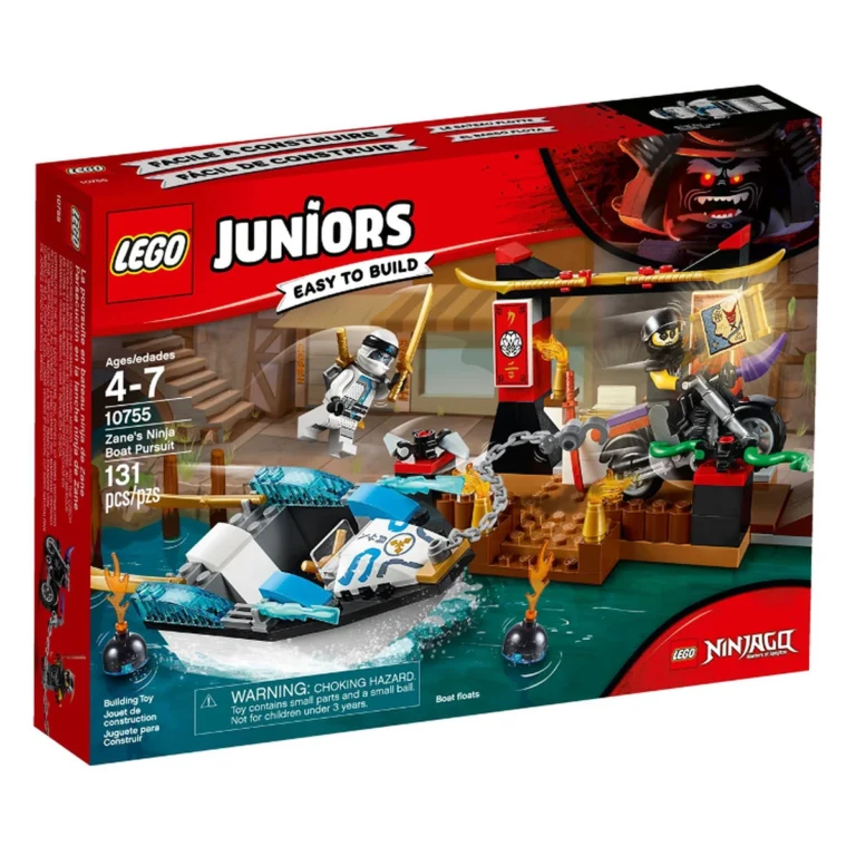 LEGO Zane e l'inseguimento della barca Ninja 10755 confezione