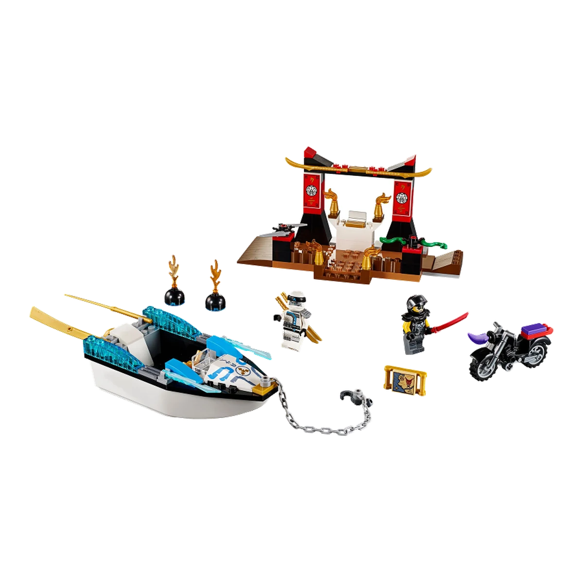 LEGO Zane e l'inseguimento della barca Ninja 10755 confezione