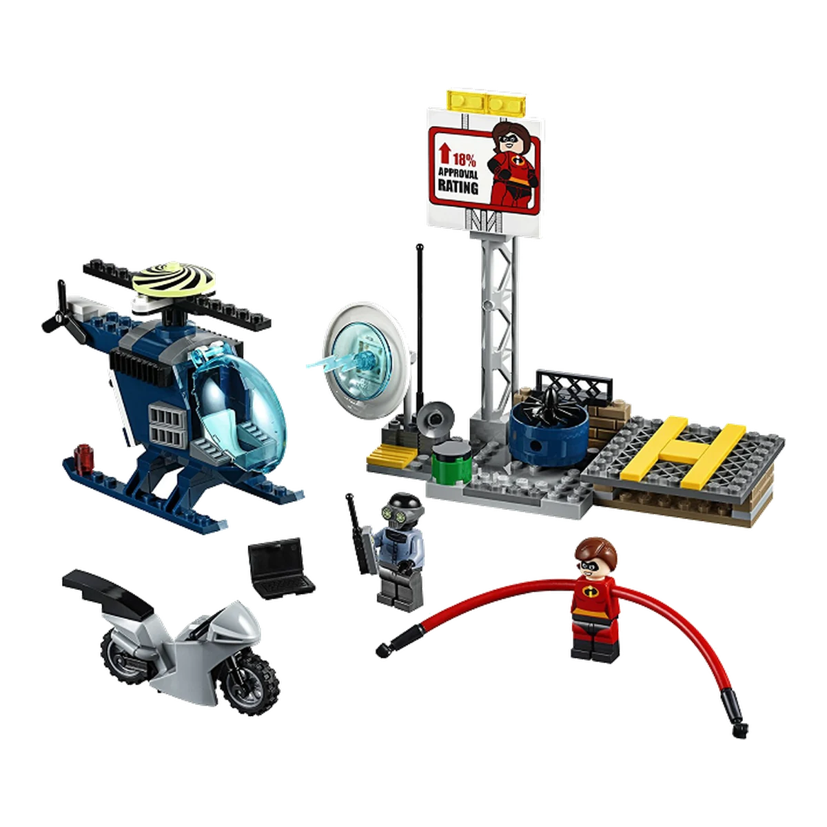 LEGO Inseguimento sul tetto di Elastigirl 10759 confezione