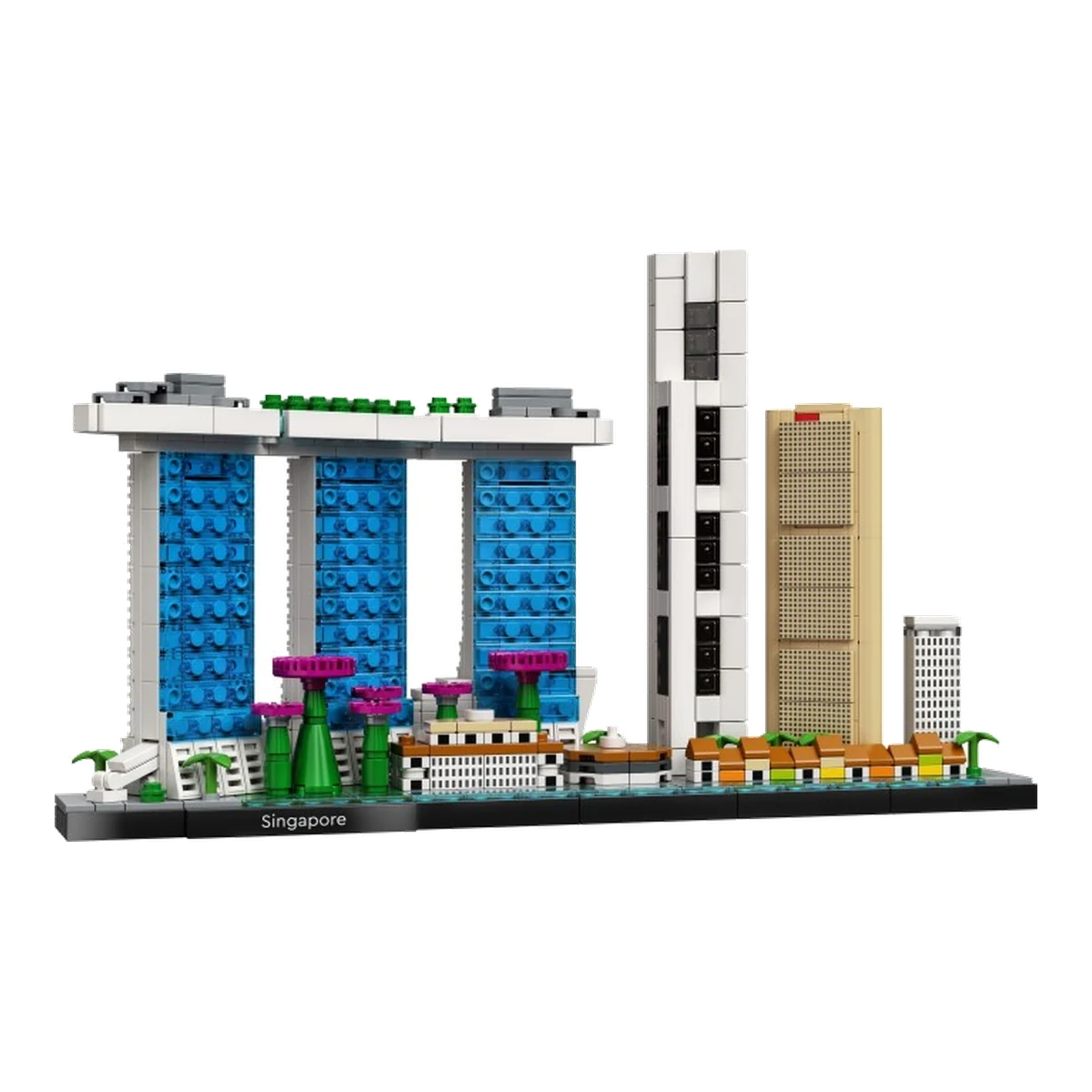 LEGO Singapore 21057 modello montato