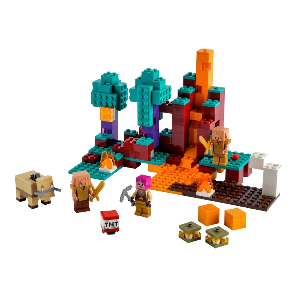 LEGO La Warped Forest 21168 modello montato