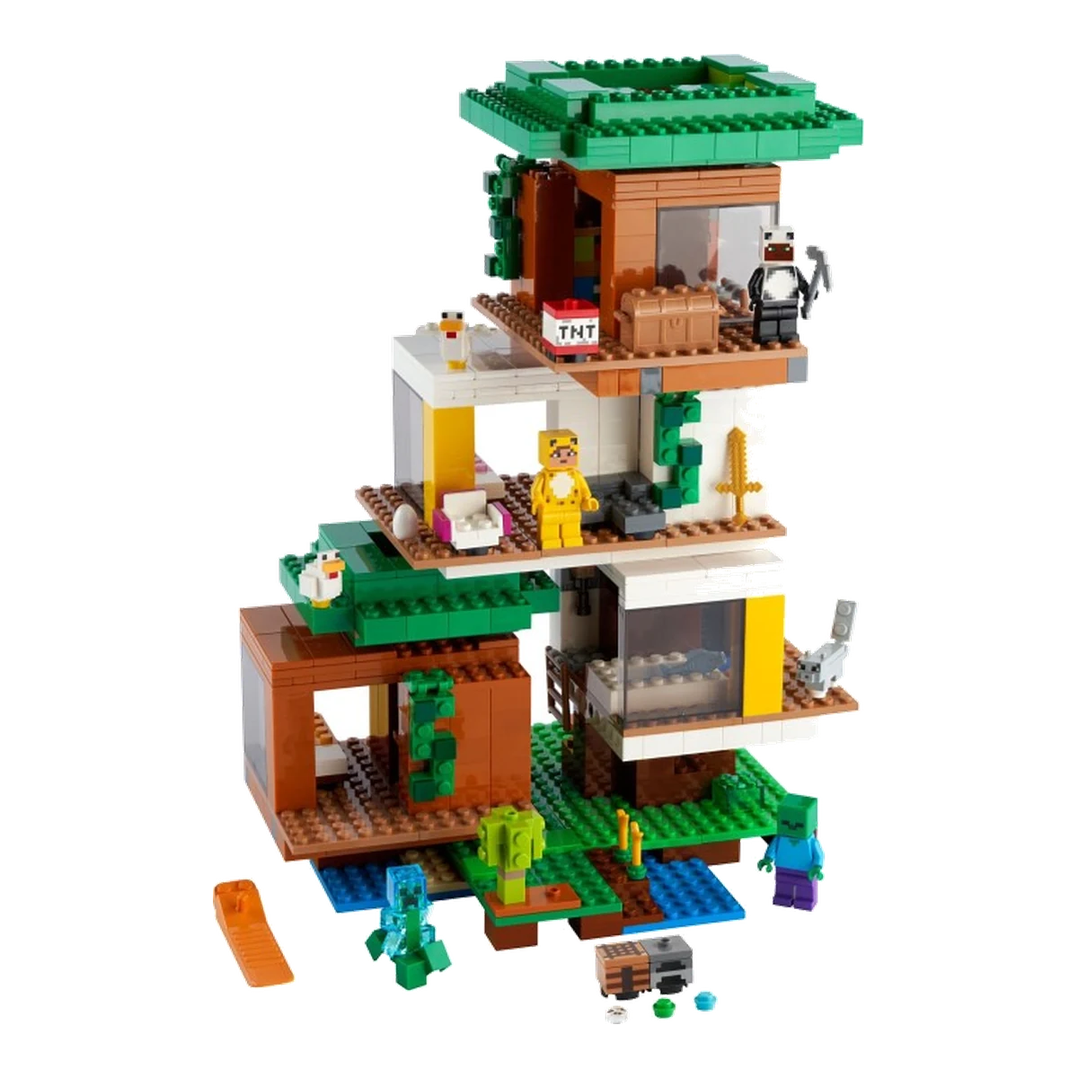 LEGO La casa sull'albero moderna 21174 modello montato