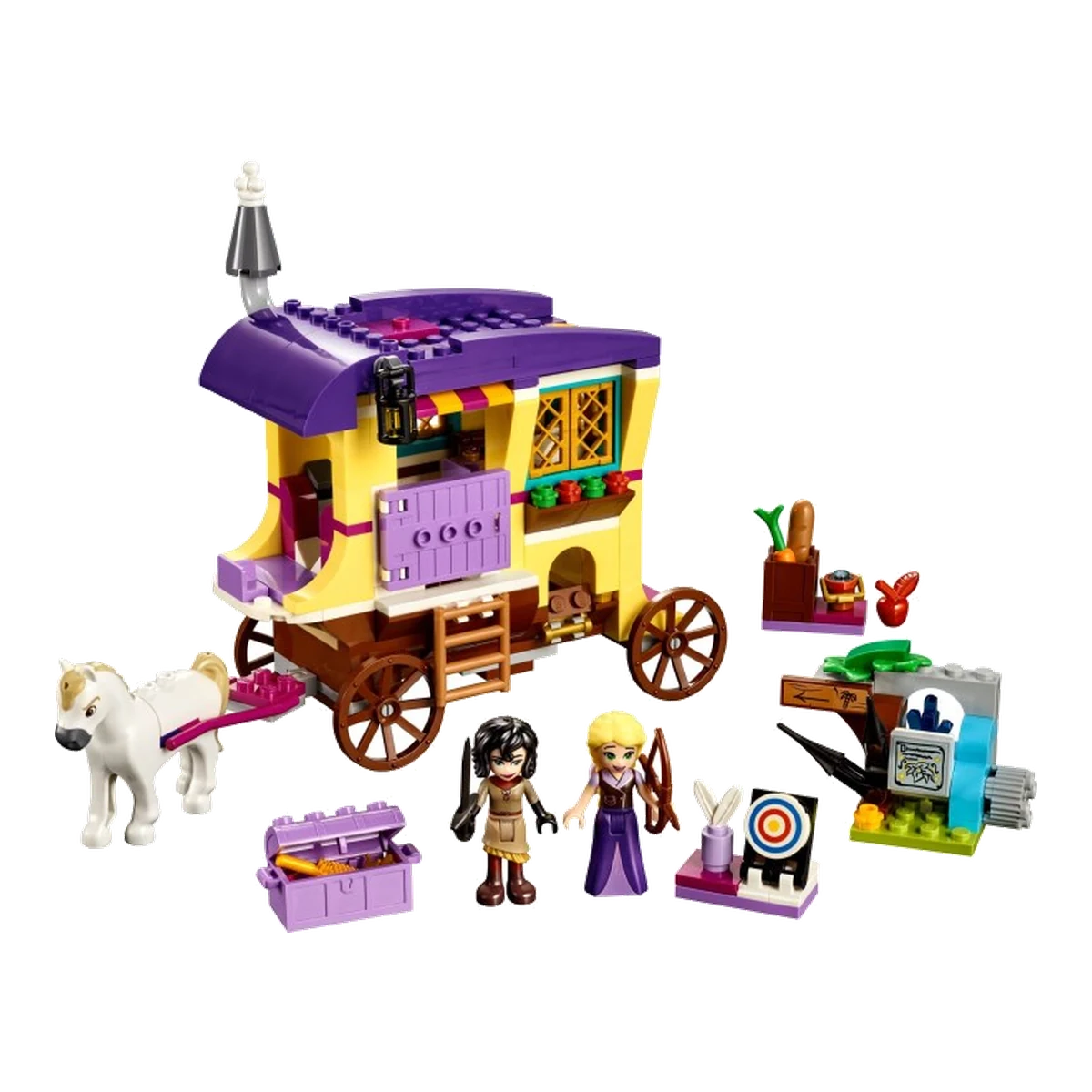 LEGO Il caravan di Rapunzel 41157 modello montato