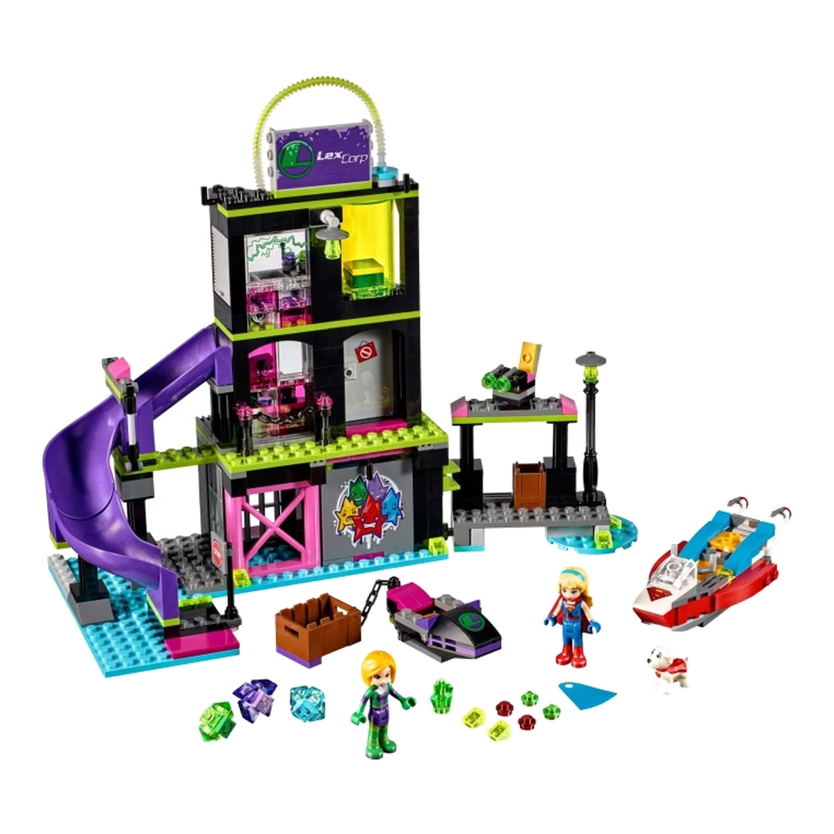 LEGO La fabbrica di Kryptomite™ di Lena Luthor™ 41238 modello montato