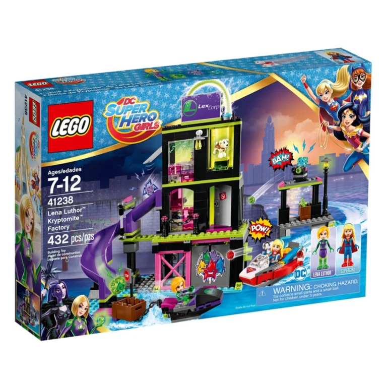 LEGO La fabbrica di Kryptomite di Lena Luthor 41238 confezione