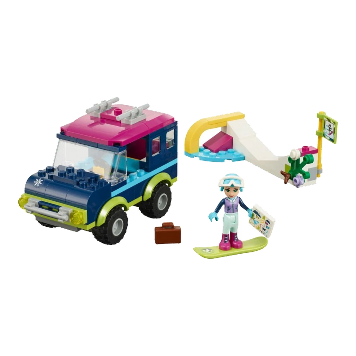 LEGO Il fuoristrada del villaggio invernale 41321 modello montato