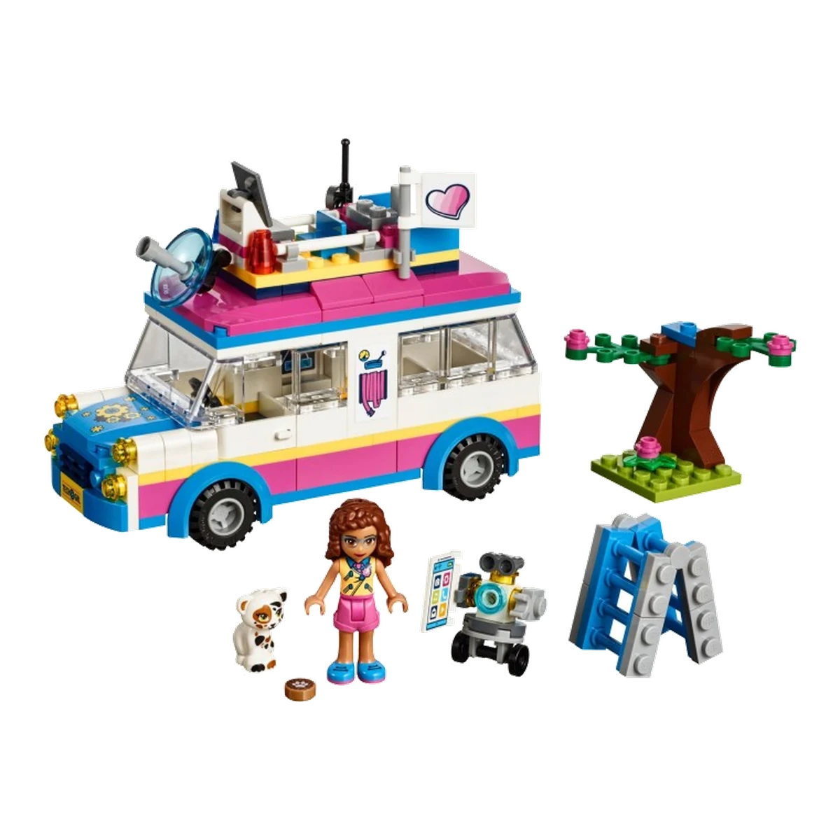 LEGO Il veicolo delle missioni di Olivia 41333 modello montato