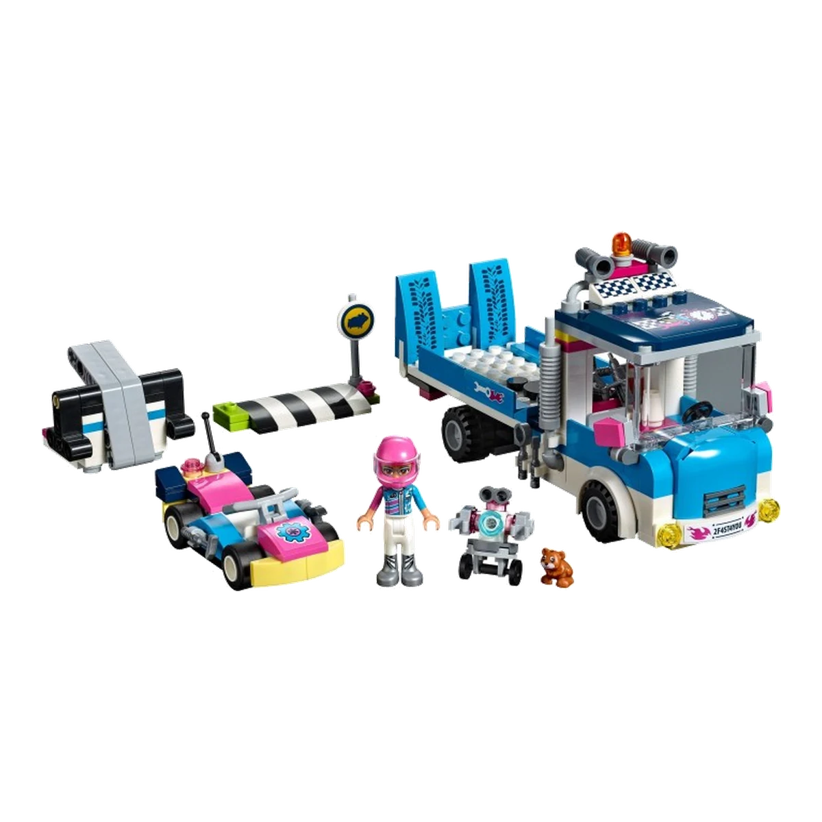 LEGO Camion di servizio e manutenzione 41348 modello montato