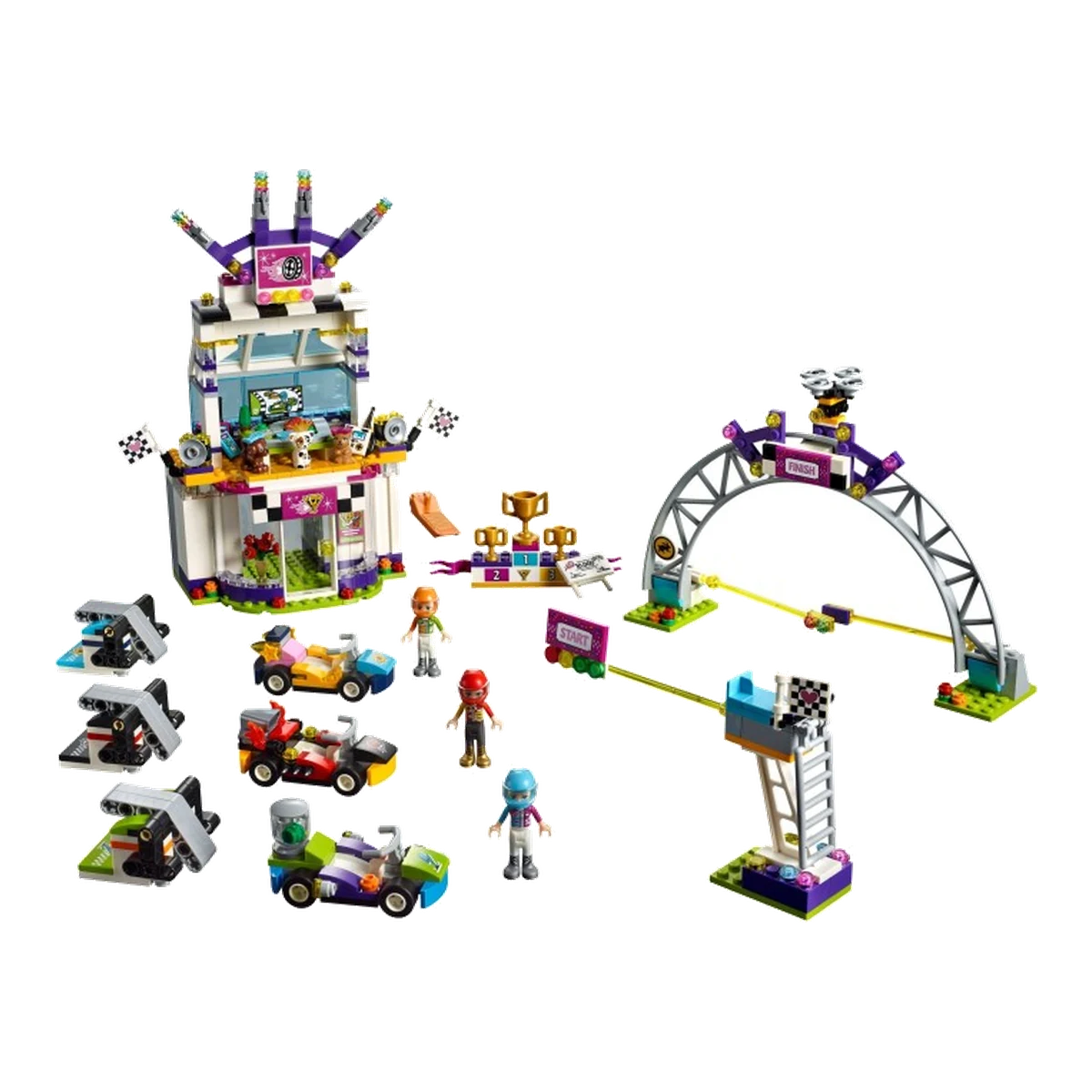 LEGO La grande corsa al go-kart 41352 modello montato