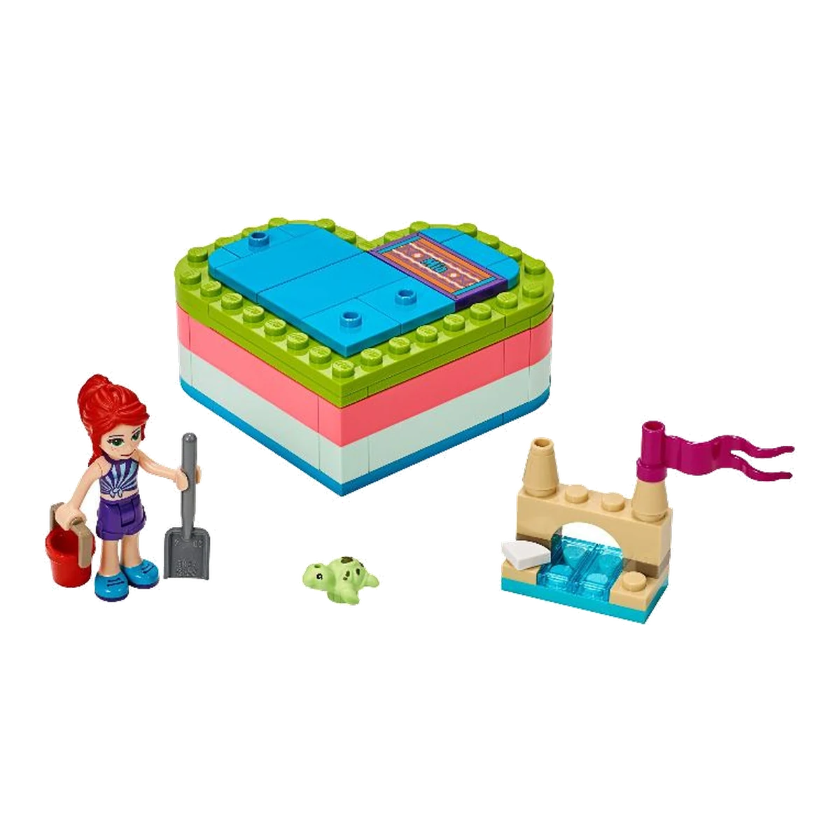 LEGO La scatola del cuore dell'estate di Mia 41388 modello montato