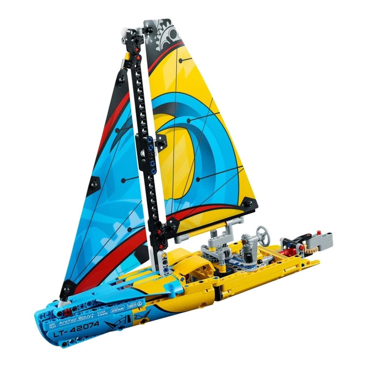 LEGO Yacht da gara 42074 modello montato