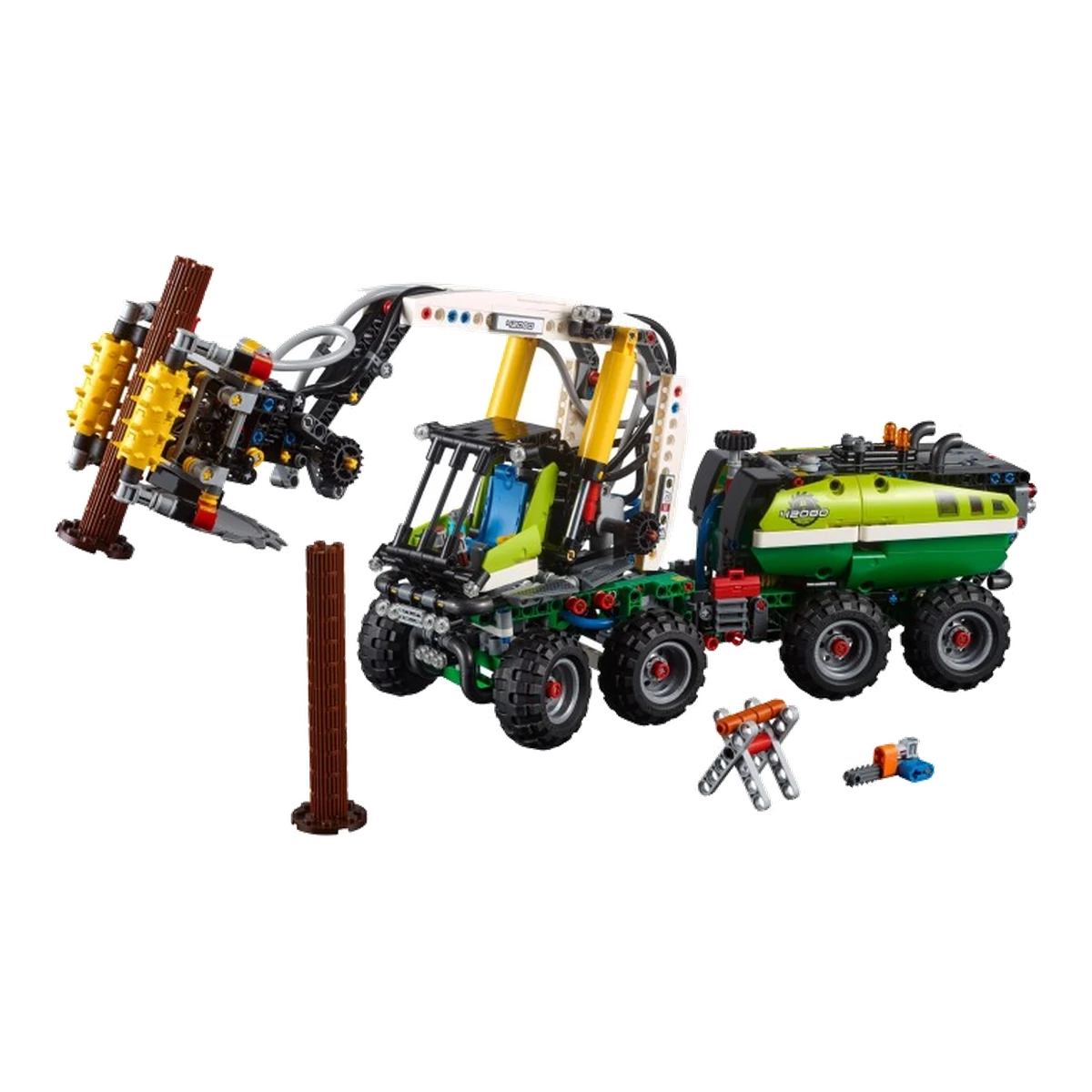 LEGO Macchina forestale 42080 modello montato