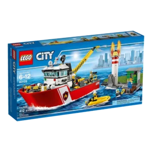 LEGO Motobarca antincendio 60109 confezione