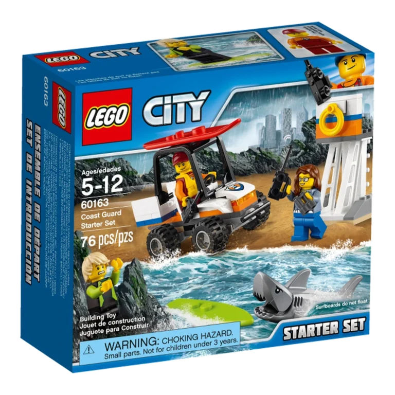 LEGO Starter set Guardia Costiera 60163 confezione
