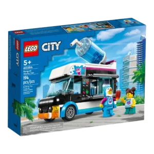 LEGO Il furgoncino delle granite del pinguino 60384 confezione