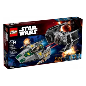 LEGO TIE Advanced di Vader contro A-Wing Starfighter 75150 confezione
