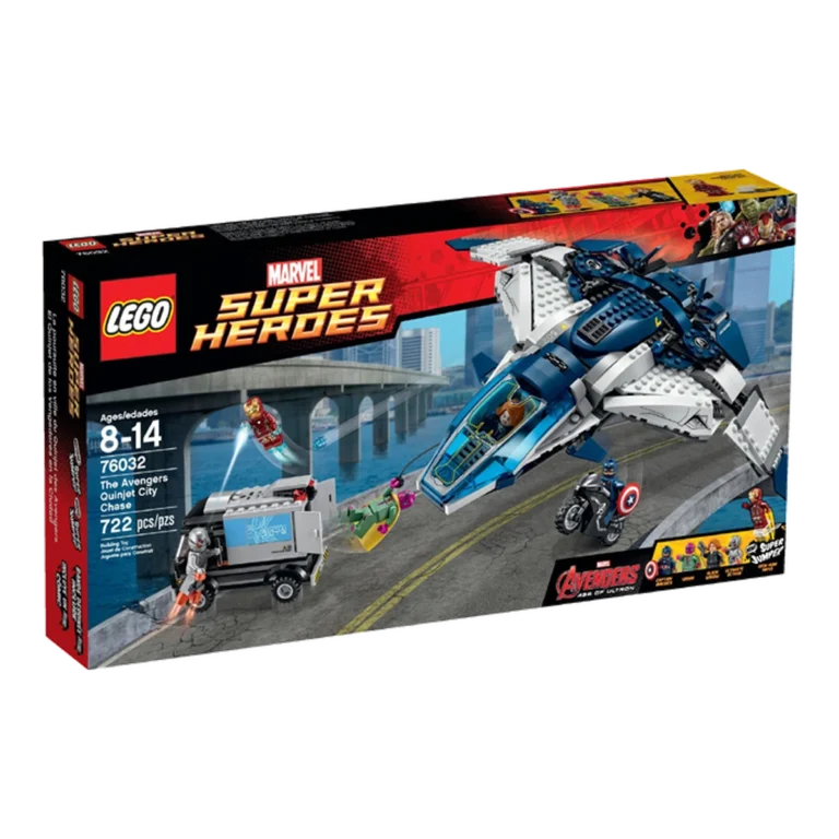 LEGO Inseguimento sul Quinjet degli Avengers 76032 confezione